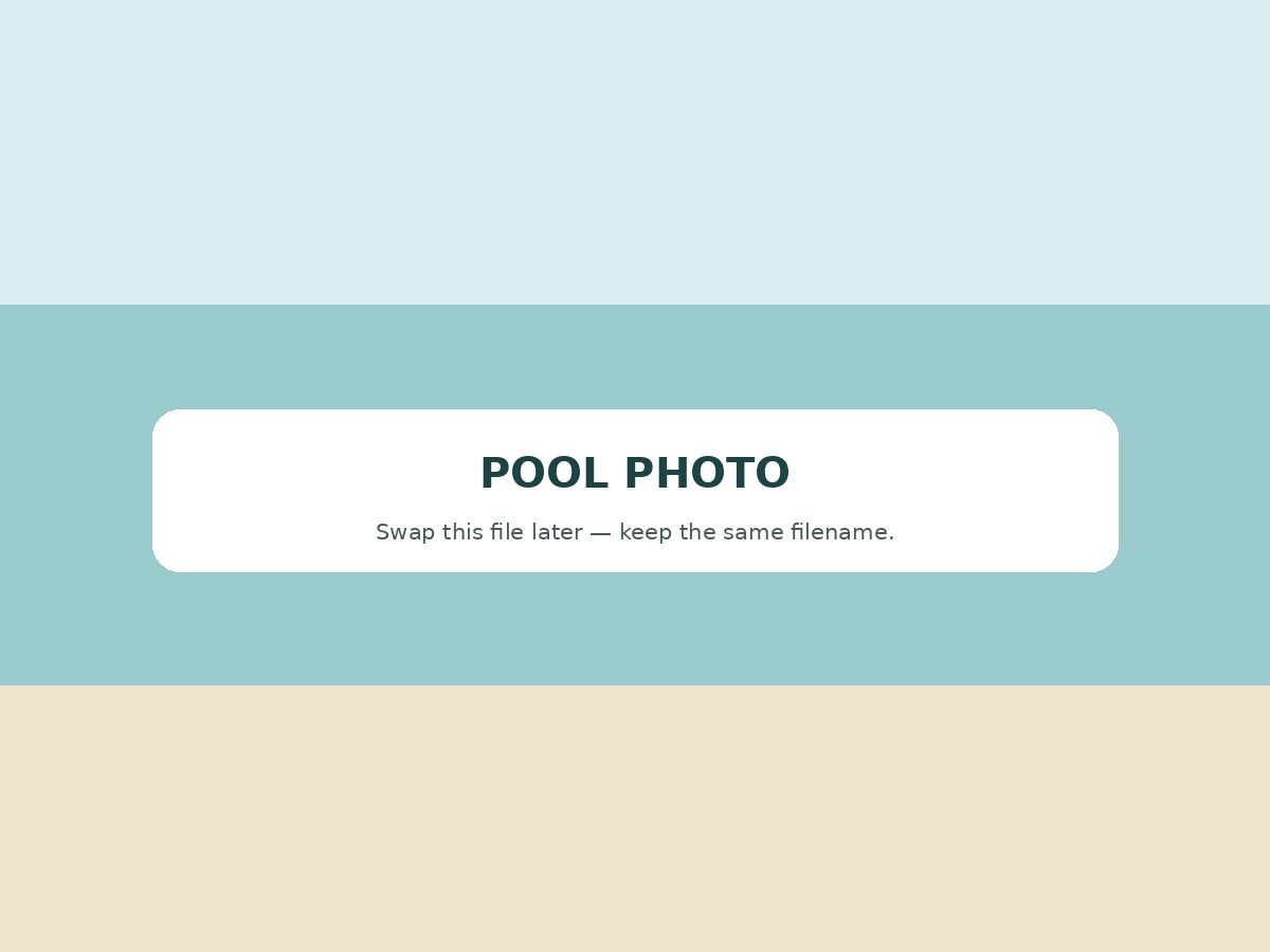 Heated swimming pool at Landings of Largo in Key Largo